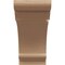 Ekena Millwork 5"W x 10"D x 10"H Classic Hughes Rough Cedar Woodgrain TimberThane Corbel, Primed Tan CORUR05X10X10HUGRCPR - alternate 2